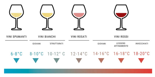 La giusta temperatura di servizio del Vino